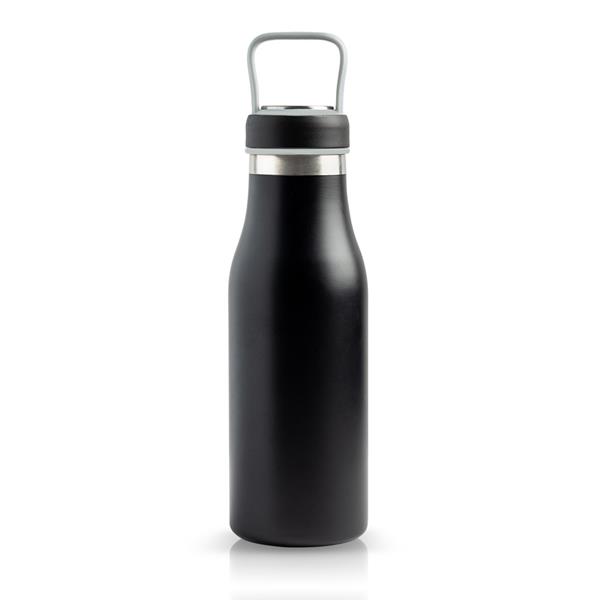 510 ML THERMOS WITH COMPARTMENT IN THE LID