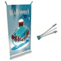 MINI BANNER DE FIBRA DE VIDRO E PL�STICO PARA MESAS DIM: 220