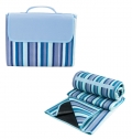 MANTA PICNIC 'RIVIERA' BRANCO-AZUL