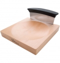PAUL BOCUSE FACA REDONDA + TABUA MADEIRA/PRETO