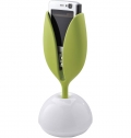SUPORTE PARA TELEMOVEL BRANCO/VERDE LIMA