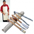 SET DE BARBACUE DE 4 PE�AS COM ADENTAL NATURAL