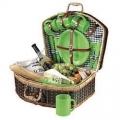 CESTA DE VIME EM VERDE (4 SERVI�OS) VERDE