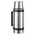 TERMO MET�LICO DE 1 LITRO PRATA