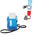 BLOCO DE NOTAS EM PVC C/ ESFEROGRAFICA + FITA P/ PESCO�O