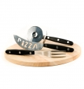 CONJUNTO PARA PIZZA COM 4 PE�AS COM CAIXA