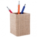 PENCIL HOLDER. JUTE. FOLDABLE