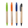 WOOD AND PLASTIC BALL PEN