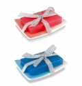 SET OF BAR SOAP AND PLATE