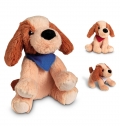 PLUSH DOG WITH BANDANA