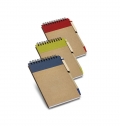 RINGORD. SPIRAL-BOUND POCKET SIZED NOTEPAD WITH PLAIN