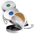 PORTA-CD'S MET�LICO PARA 10 U.