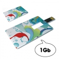 USB FORMATO CARTAO DE 1GB IMPRESSAO QUADR. 2 LADOS