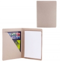DOCUMENT FOLDER. RECYCLED CARDBOARD. 20 PAGES NOTE PAD