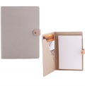 DOCUMENT FOLDER. RECYCLED CARDBOARD. 20 PAGES NOTE PAD