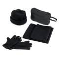 CONJUNTO POLAR EM POLI�STER ANTIPILLING COM GORRO, CACHECOL,