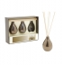 SET DE 3 VASOS DIFUSORES DE AROMA