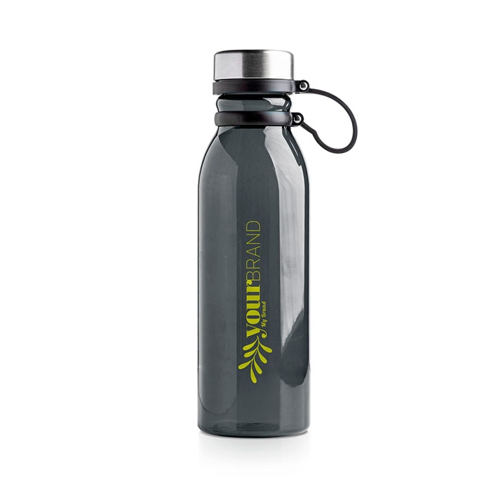RPET BOTTLE WITH STAINLESS STEEL CAP AND HANDLE