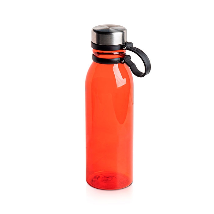 RPET BOTTLE WITH STAINLESS STEEL CAP AND HANDLE