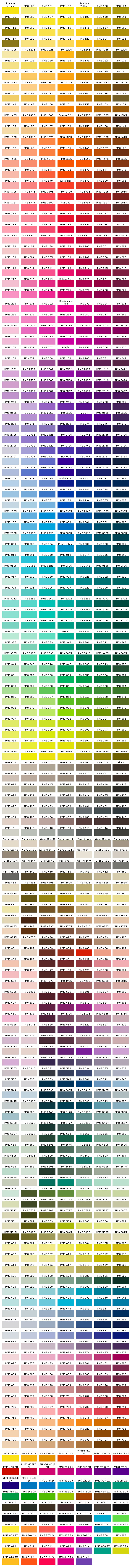 Pantone � Matching System