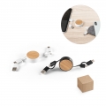 RUBINS. ABS AND BAMBOO 5-IN-1 RETRACTABLE HANDLE