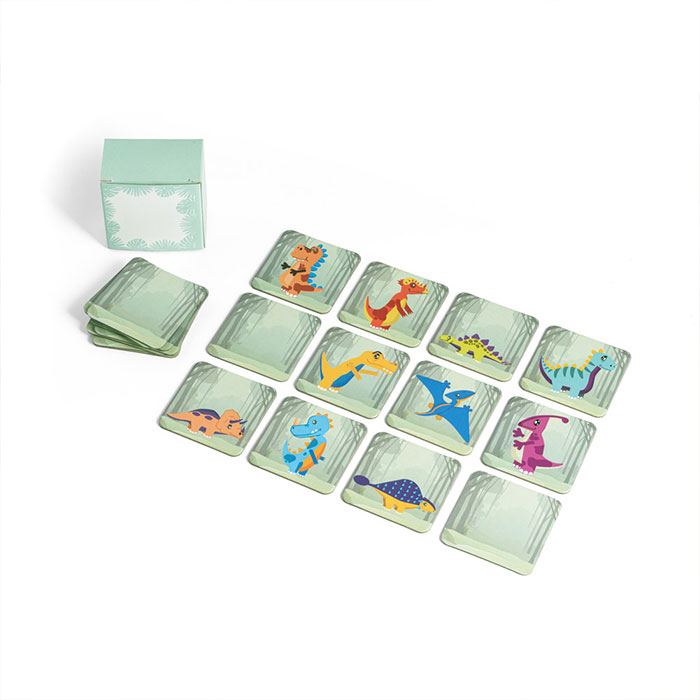 TRICERATOPS. 20 PIECE MEMORY GAME