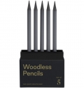 Set of 5 Karst wood-free 2B graphite pencils