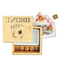 WOODEN BOX WITH GAME SET MYRIAM