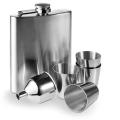 STAINLESS STEEL HIP FLASK BRITTANY