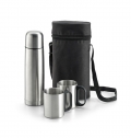 DURANT. STAINLESS STEEL THERMOS AND MUGS SET