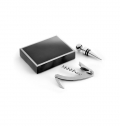 BARREL. Conjunto para vinho em zinco e a�o inoxid�vel