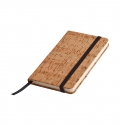 Bloco de notas A6, com capa em corti�a