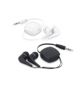PINEL. RETRACTABLE EARPHONES WITH CABLE