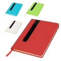 PU NOTEBOOK, WITH PEN HOLDER
