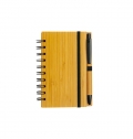 Bloco de notas A6 em bamboo