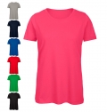 T-shirt B&C Inspire T Women 140g - 100% Algod�o Org�nico ou