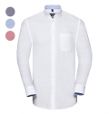 CAMISA OXFORD MANGA COMPRIDA 140G - 100% ALGOD�O