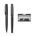 IMPERIO. METAL ROLLERBALL AND BALLPOINT SET WITH TWIST