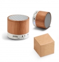 GLASHOW. BAMBOO PORTABLE SPEAKER WITH MICROPHONE