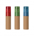 6 COLOURED PENCIL AND SHARPENER SET IN TUBE