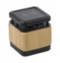 BAMBOO AND ABS WIRELESS SPEAKER AND CHARGER NOVA