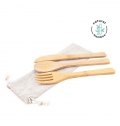 CORAL BAMBOO CUTLERY SET
