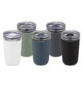 420 ml glass thermos cup with Bello recycled plastic o
