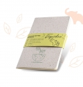 A5 NOTEBOOK WITH ELEPHANT ORGANIC MATERIAL COVER
