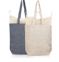 190 G RECYCLED COTTON BAG WITH MESH STRETCH