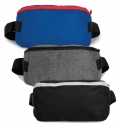 WAISTBAG WITH MODERN FASTENING IN CONTRASTING COLOURS.