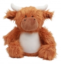 ZIPPED COW CUDDLY TOY