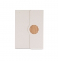 A5 NOTEPAD MADE FROM RECYCLED MILK CARTONS, MAGNETIC CL