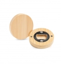 BAMBOO AND STAINLESS STEEL CAPSULE OPENER WITH MAGNET