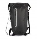 Water resistant backpack with helmet mesh